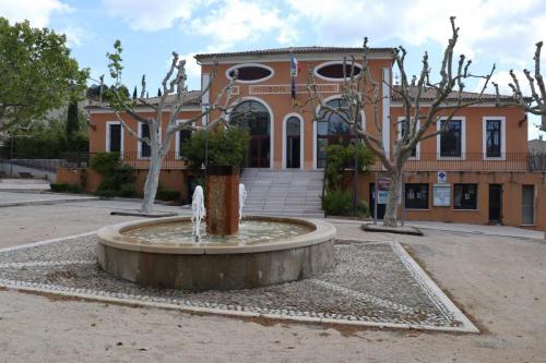 City hall in Puyloubier, France