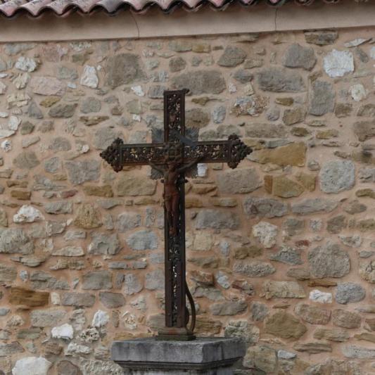 Iron cross in Puyloubier, France